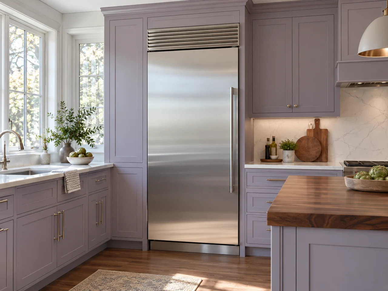 Illustration of a Sub-Zero refrigerator