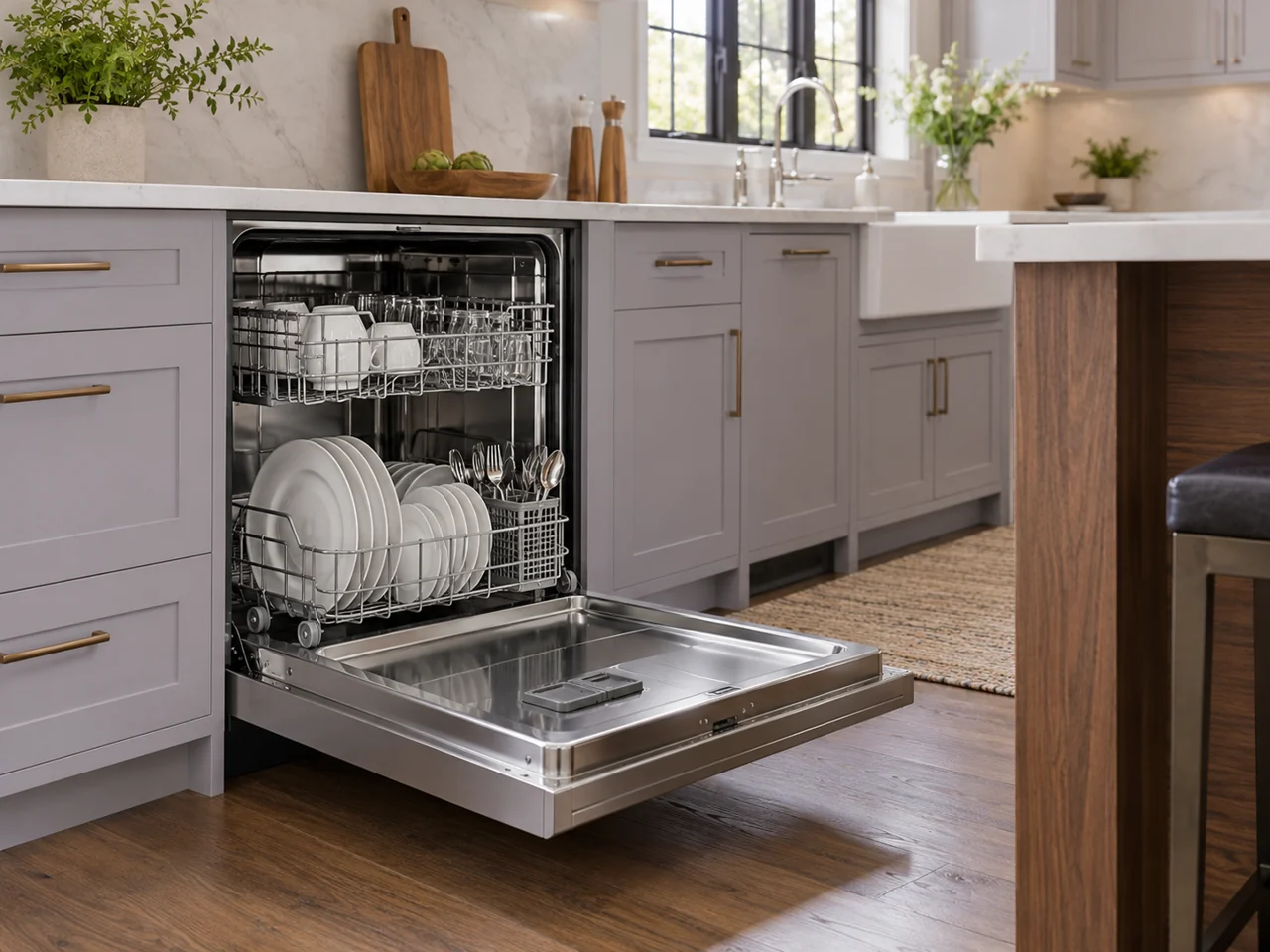 Illustration of Viking dishwasher