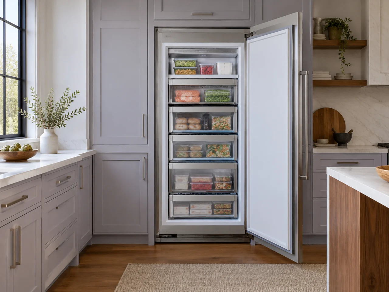 Illustration of Viking freezer